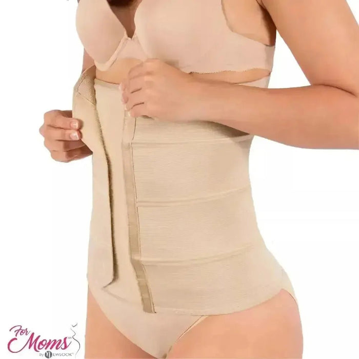 Faja Postparto Alta y Postcirugía 4B Con Tela De Alta Compresión Color Nude - Fajasymas