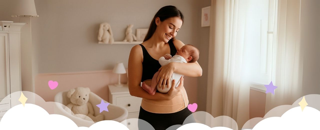 Postparto real. ¿Cómo se siente usar una faja en el postparto? Pequeño spoiler: alivio y contención 💗 - Fajasymas