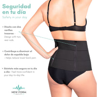 NEW FORM MEDICAL – Faja Postparto Doble Ajuste Corta. Modelo 1801