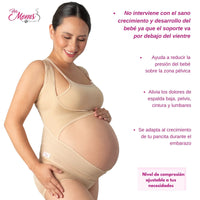 For Moms Faja Para Embarazo Tipo Chaleco Con Soporte Espalda, Fajasymas