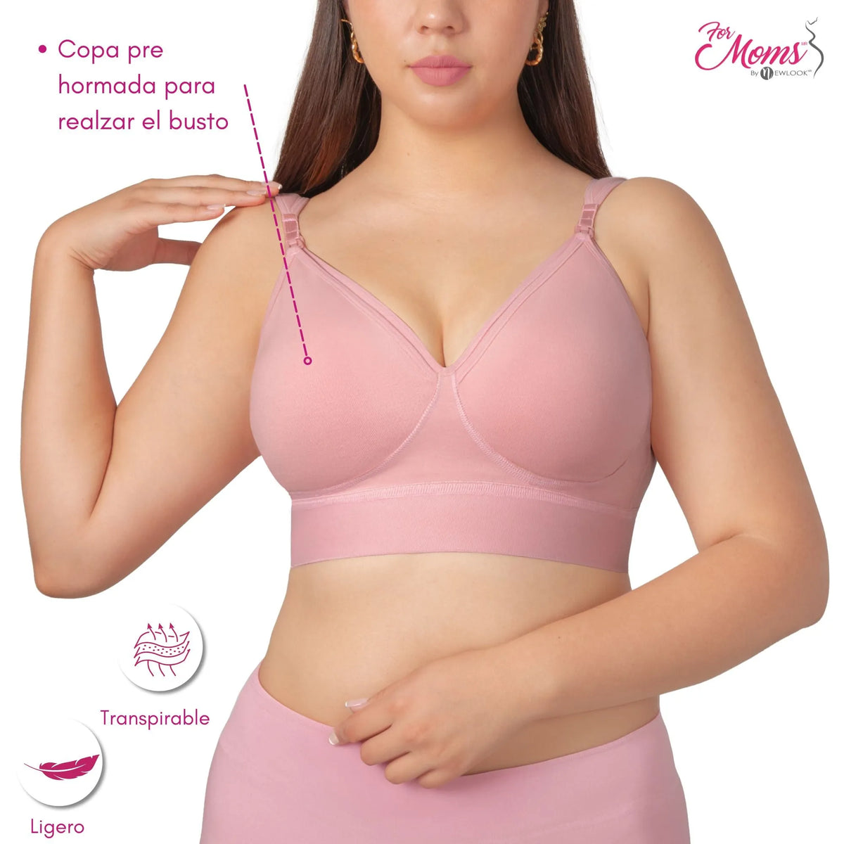 FOR MOMS - Bra de Lactancia sin Varilla, for Moms, Fajasymas