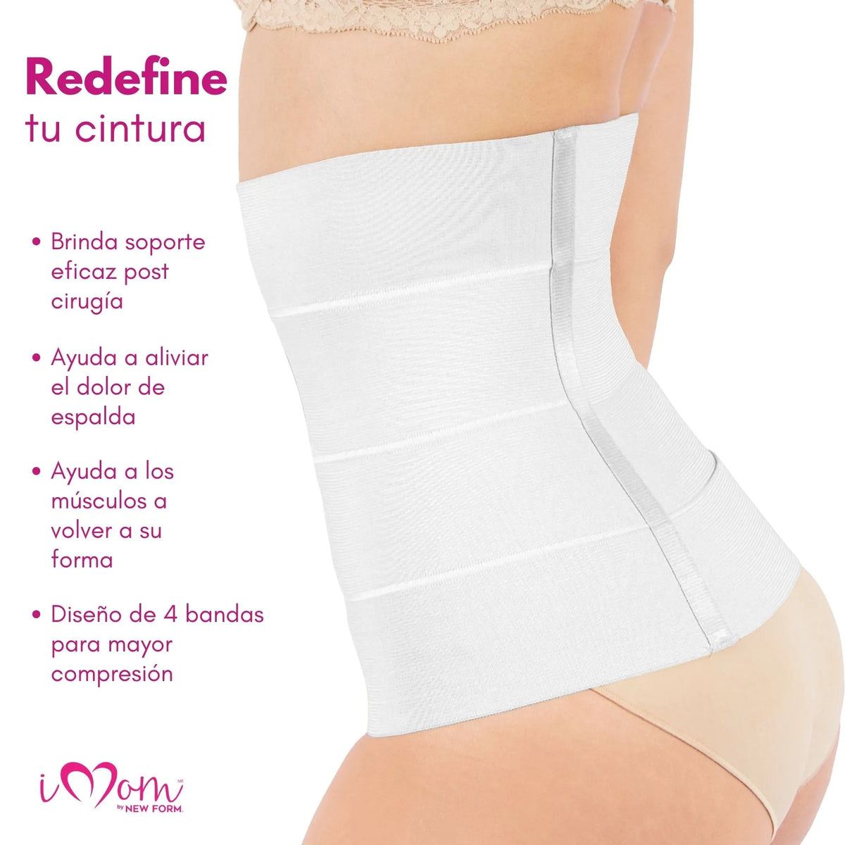 New Form Faja Postparto Y PostCirugia Envolvente Larga Abdomen Completo, new from iMom, Fajasymas