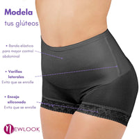 New Look Panty Faja Modeladora De Glúteos Con Banda Elástica Abdominal