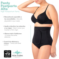 NEW FORM MEDICAL - Faja Postparto Alta Ajustable. Modelo 1835