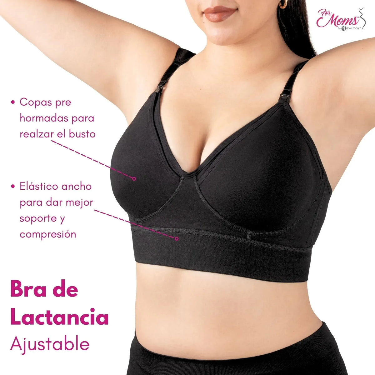 FOR MOMS - Bra de Lactancia sin Varilla, for Moms, Fajasymas