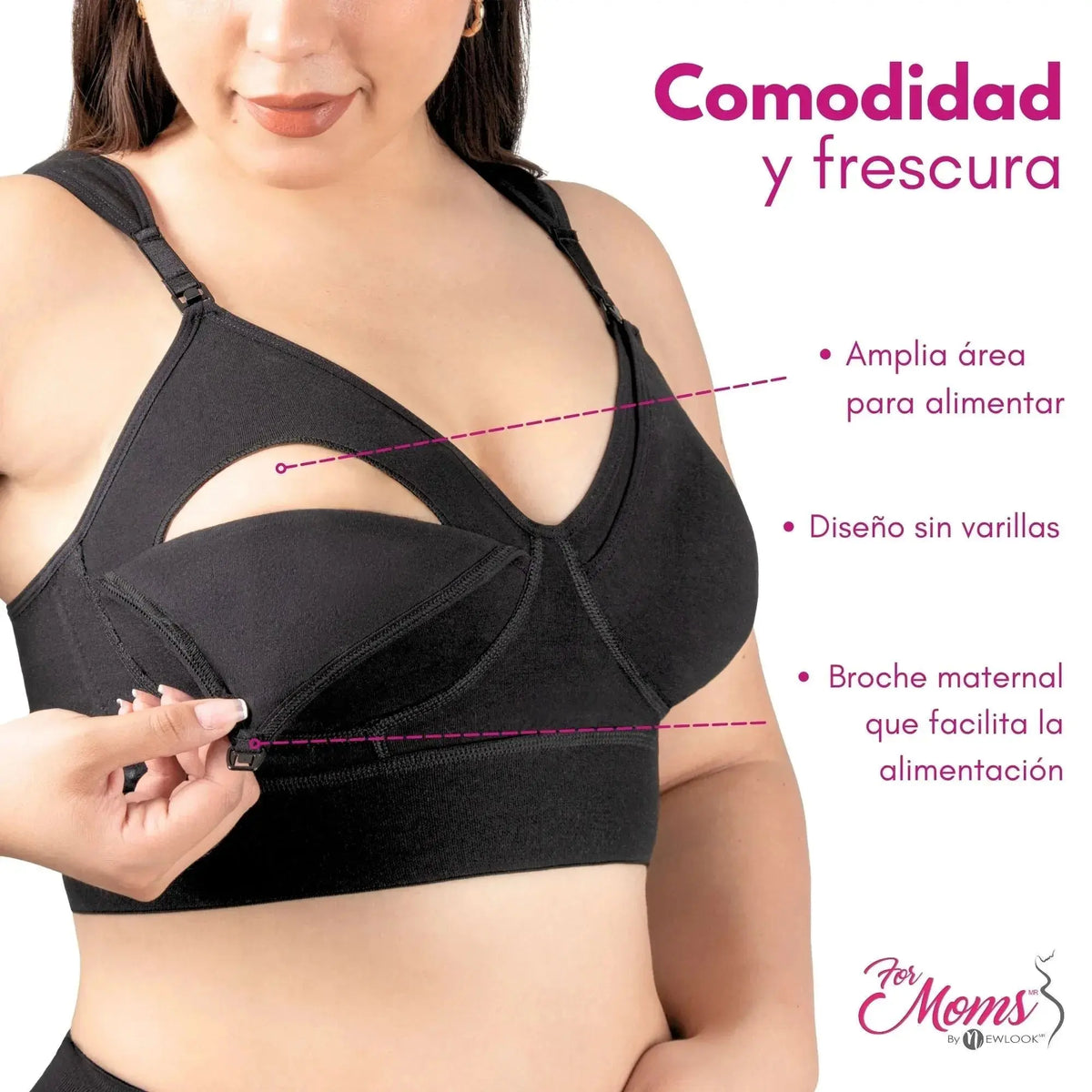 FOR MOMS - Bra de Lactancia sin Varilla, for Moms, Fajasymas