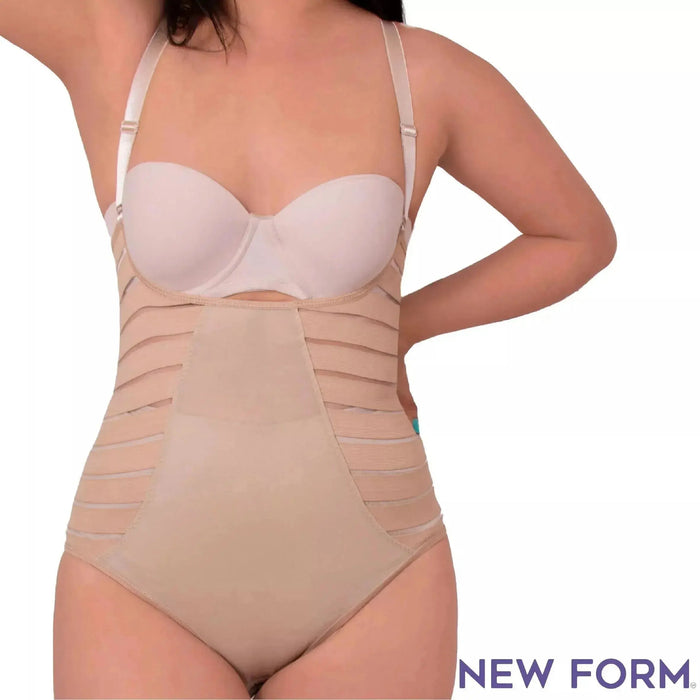 Faja Body Multilíneas Comprime El Abdomen Y Realza El Busto, Fajasymas