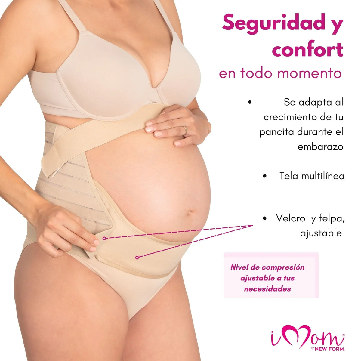 Faja para Embarazadas con Soporte Maternal Unitalla - Fajasymas