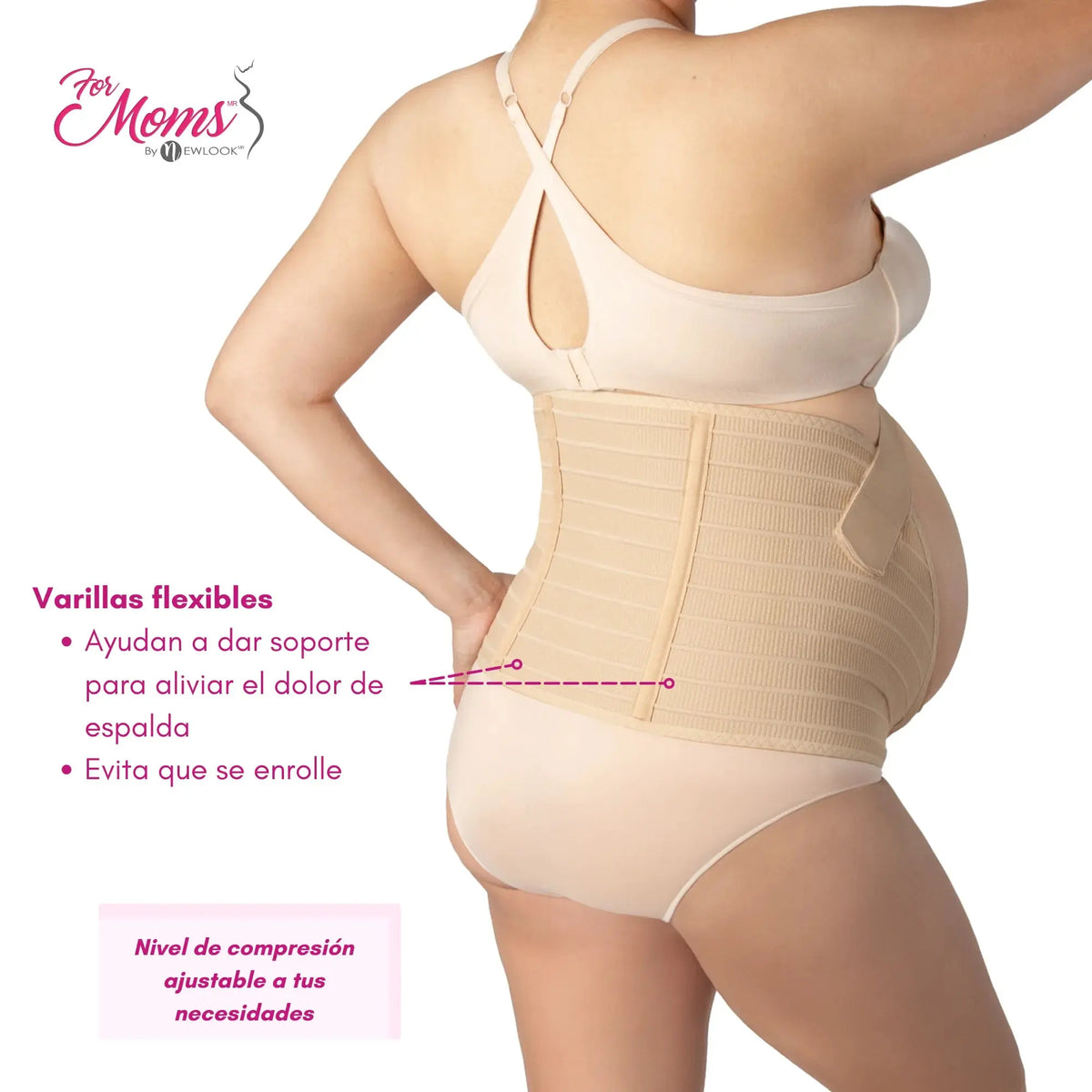 For Moms Fajas Para Embarazadas Soporte Maternal Tela Multilinea Suave, for Moms, Fajasymas