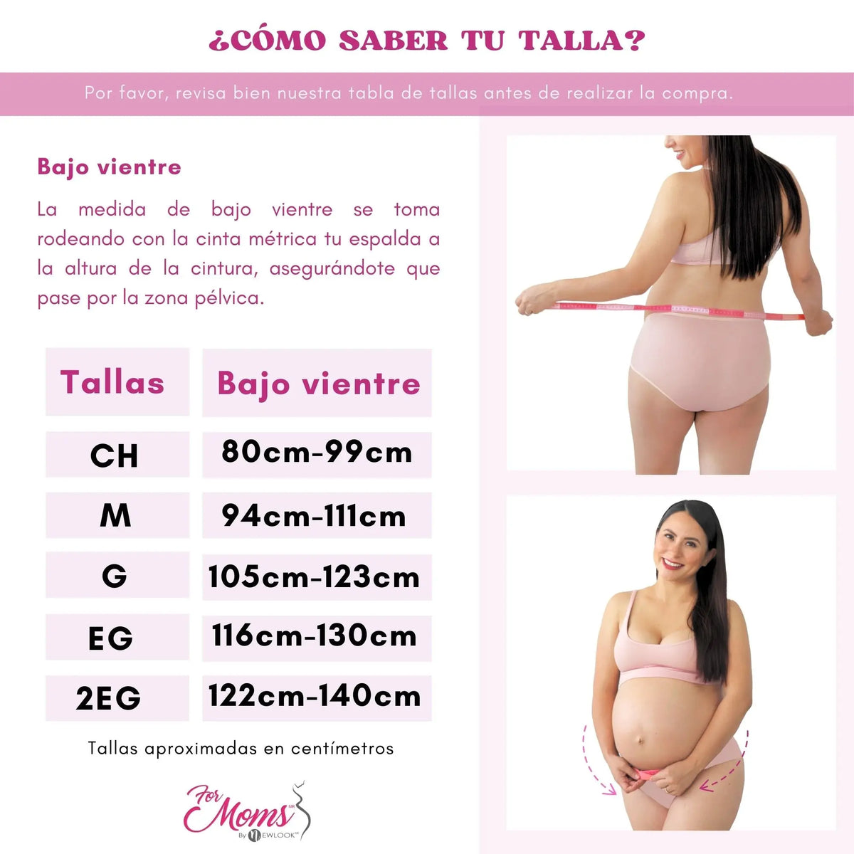 For Moms Fajas Para Embarazadas Soporte Maternal Tela Multilinea Suave - Fajasymas