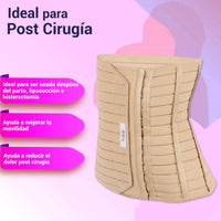 Motherfit Faja Postparto Tela Multilineal Fajas Postparto Alta Fajas Para Mujer Para Postparto, Liposucción e Histerectomía - Fajasymas