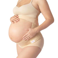 Motherfit Faja soporte maternal ajustable tela suave para Postura de Espalda en Embarazadas, Fajasymas