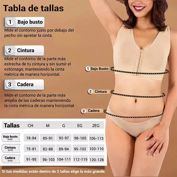 New Form Faja Chaleco Ultra Control Corrige Postura Y Realza El Busto, Fajasymas