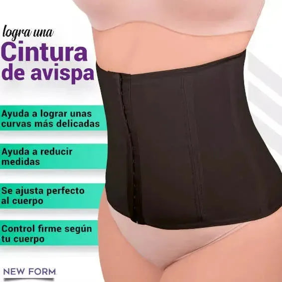 New Form Faja Moldeadora Cinturilla Control Con Tela Stretch Suave, Fajasymas