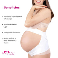 New Form Faja Para Embarazada Soporte Maternal Con Tela Ajustable, Fajasymas