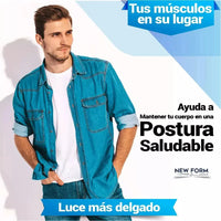 New Form Faja Para Hombre Chaleco Modelador Y Corrector De Postura, Fajasymas