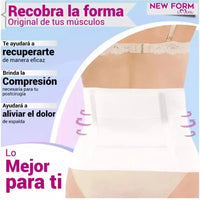 New Form Faja Postparto Envolvente Corta Con Varillas Flexibles, Fajasymas