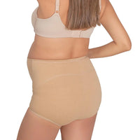 New Form Pantaleta Maternal Alta De Tela Suave Con Refuerzo De Lycra - Fajasymas