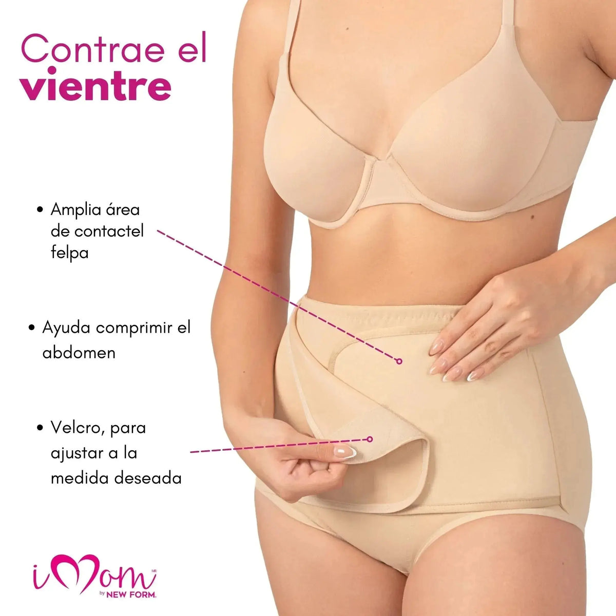 New Form - iMom – Panty Fajas Postparto Cesárea Vientre Ajustable, new from iMom, Fajasymas