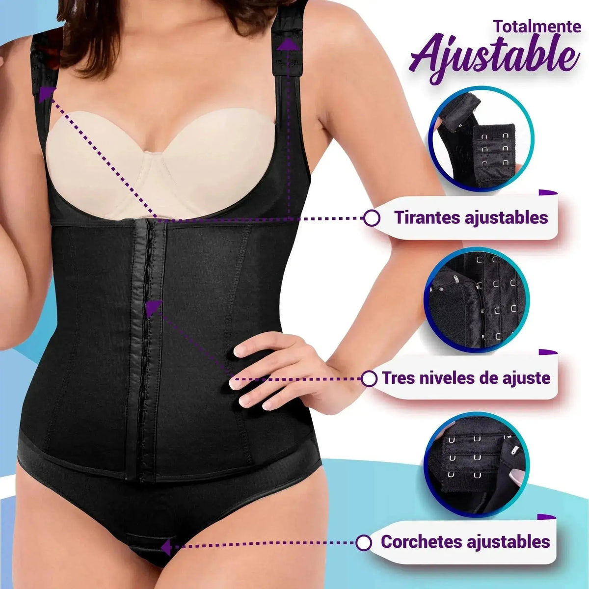 New Look Body Cinturilla Ultra Control Con Tela Suave De Alta Compresión - Fajasymas