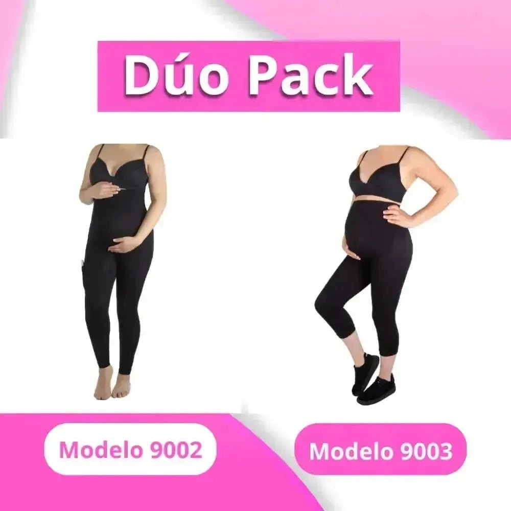 DÚO PACK 6 MODELO 9002 + 9003 NEGRO - Fajasymas