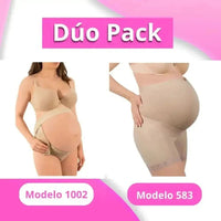 DÚO PACK 7 MODELO 1002 + 583 solo NUDE - Fajasymas