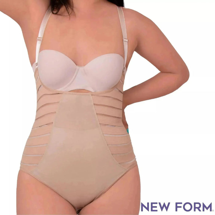 Faja Body Multilíneas Comprime El Abdomen Y Realza El Busto - Fajasymas