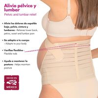 Faja para Embarazadas con Soporte Maternal. Modelo 1009 - Fajasymas