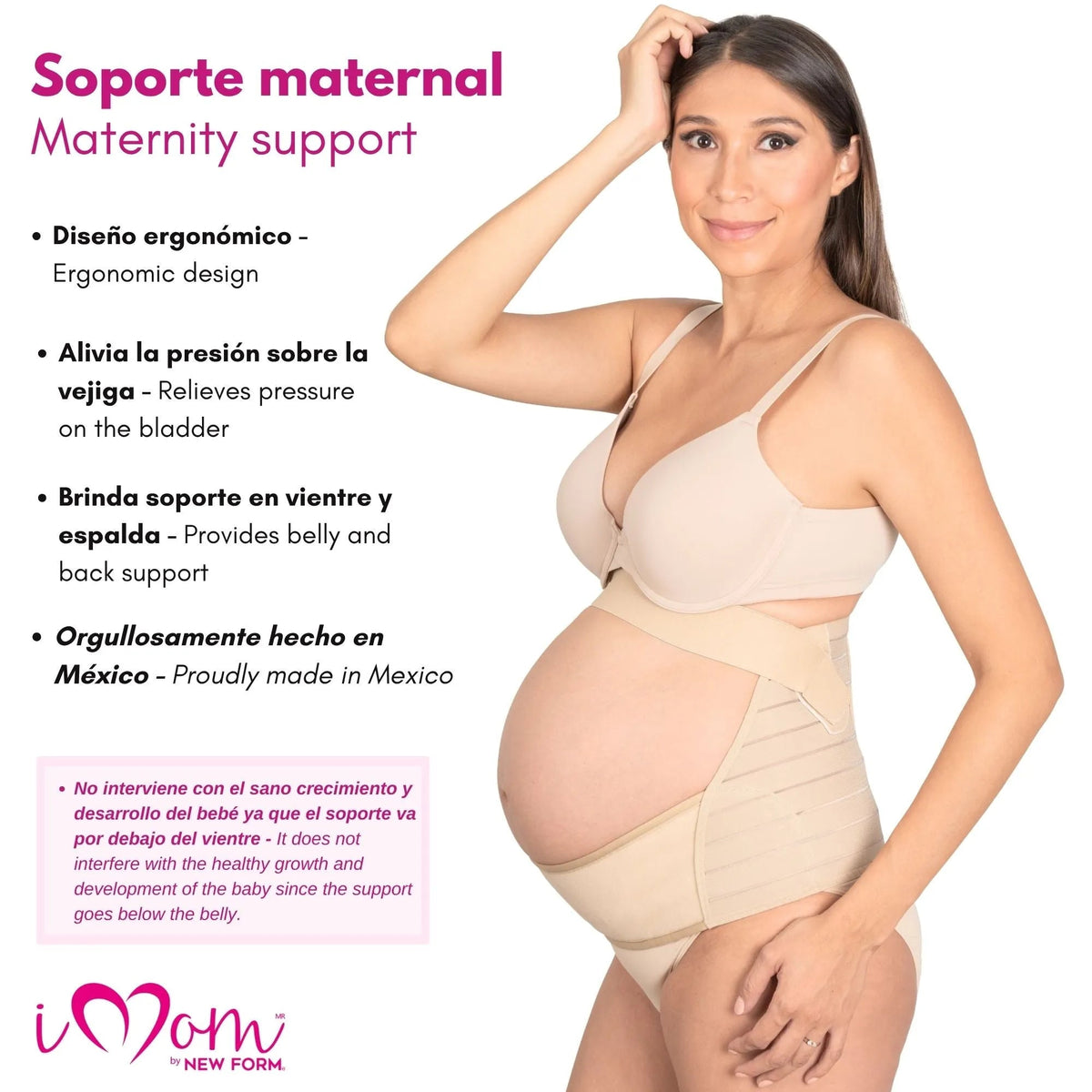 Faja para Embarazadas con Soporte Maternal. Modelo 1009 - Fajasymas