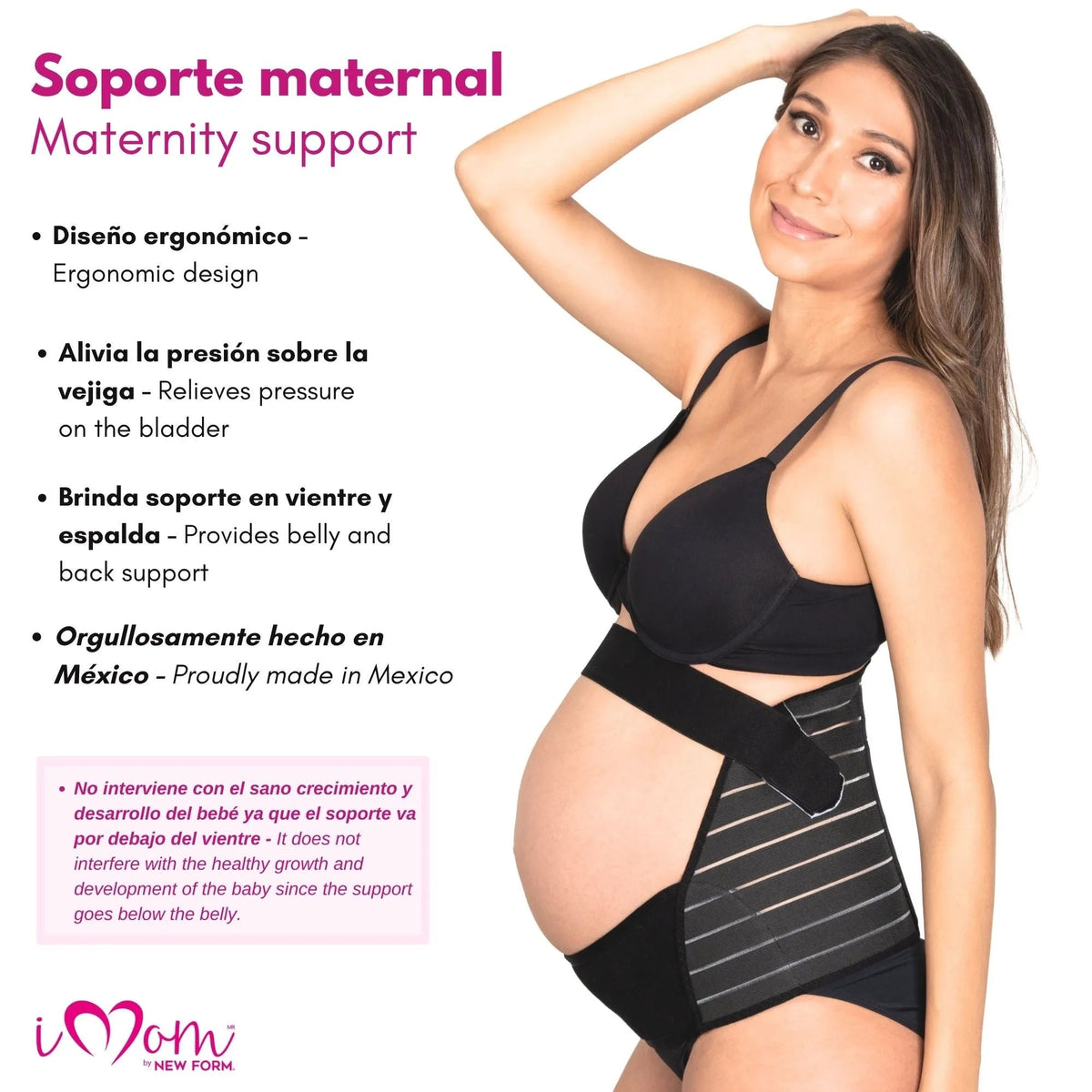 Faja para Embarazadas con Soporte Maternal. Modelo 1009 - Fajasymas