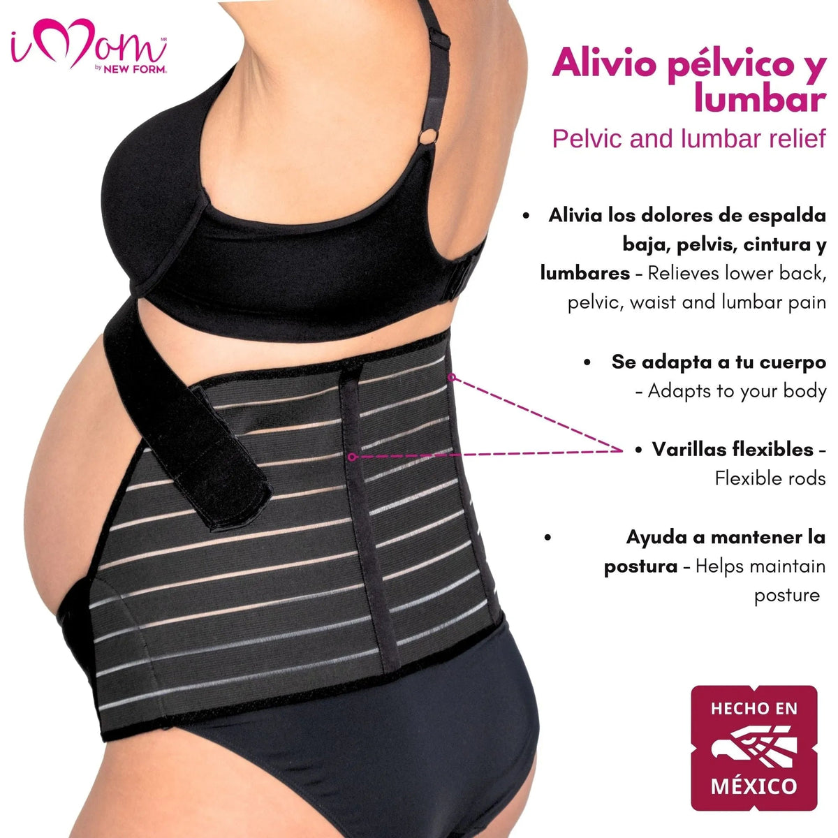 Faja para Embarazadas con Soporte Maternal. Modelo 1009 - Fajasymas