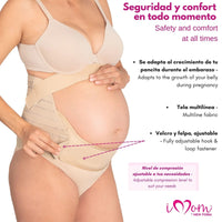 Faja para Embarazadas con Soporte Maternal. Modelo 1009 - Fajasymas