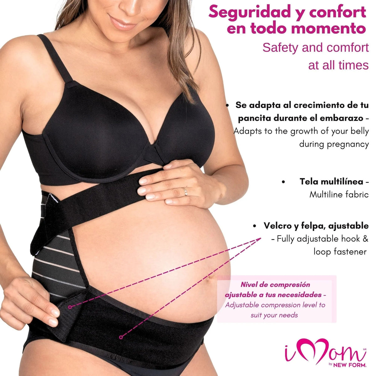 Faja para Embarazadas con Soporte Maternal. Modelo 1009 - Fajasymas
