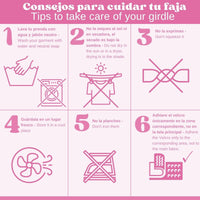Faja post parto alta triple ajuste - Fajasymas