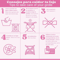 Faja post parto alta triple ajuste - Fajasymas