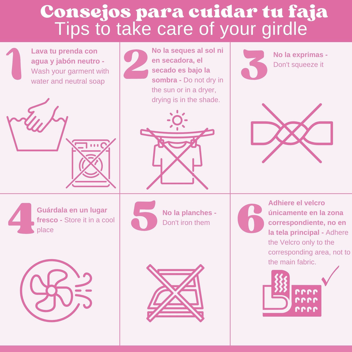 Faja post parto alta triple ajuste - Fajasymas