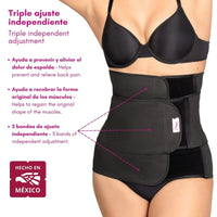 Faja post parto alta triple ajuste. Modelo 578 - Fajasymas