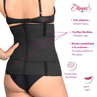 Faja post parto alta triple ajuste. Modelo 578 - Fajasymas