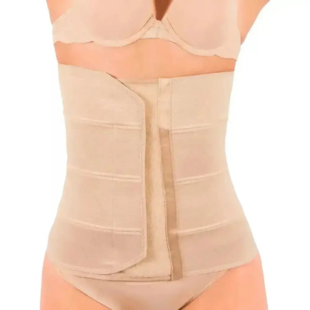 Faja Postparto Alta y Postcirugía 4B Con Tela De Alta Compresión Color Nude - Fajasymas