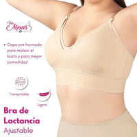 FOR MOMS - Bra de Lactancia con Refuerzo en la Espalda Sin Varilla. Modelo 509 - Fajasymas
