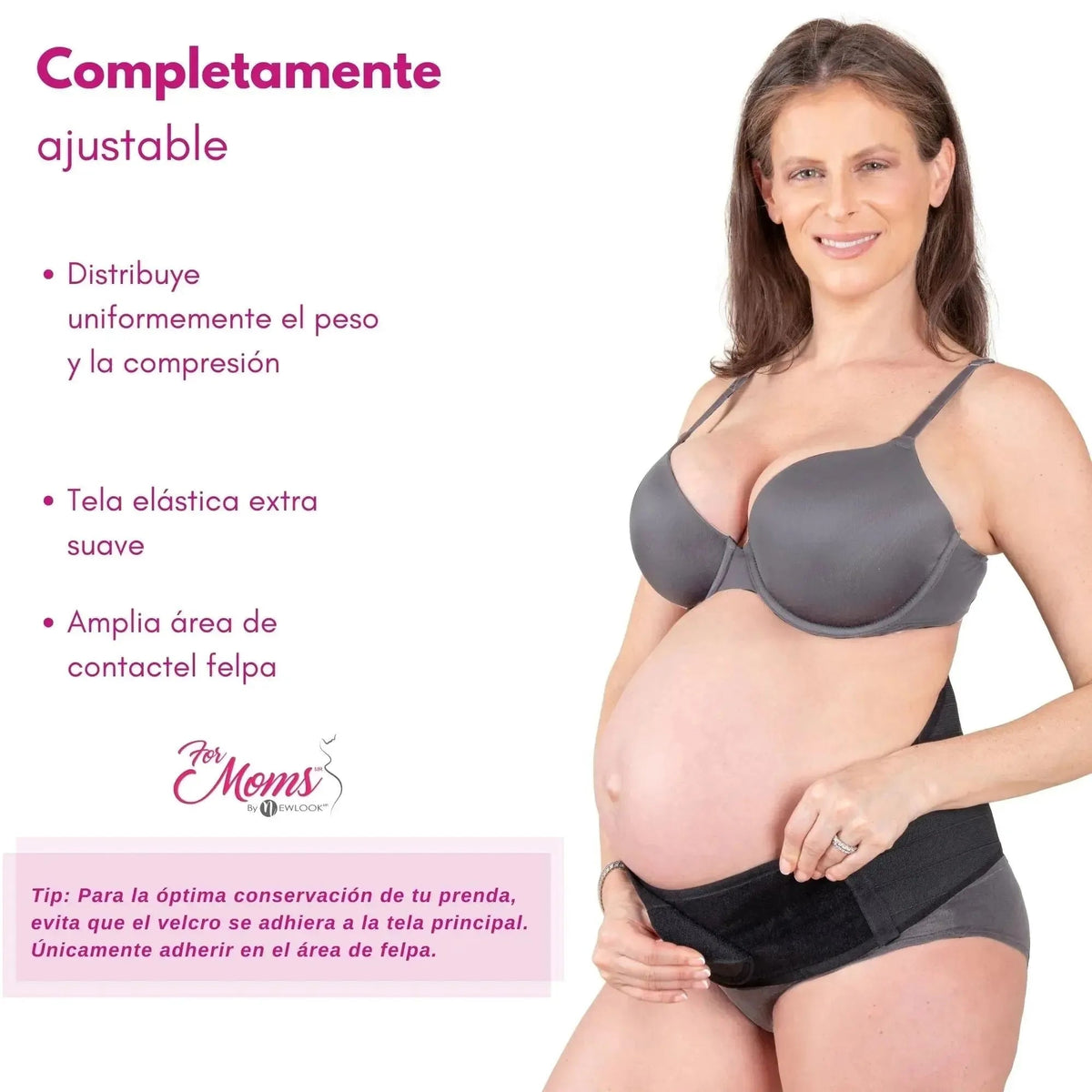 FOR MOMS - Cinturón Para Embarazadas Soporte Maternal. Modelo 581 - Fajasymas