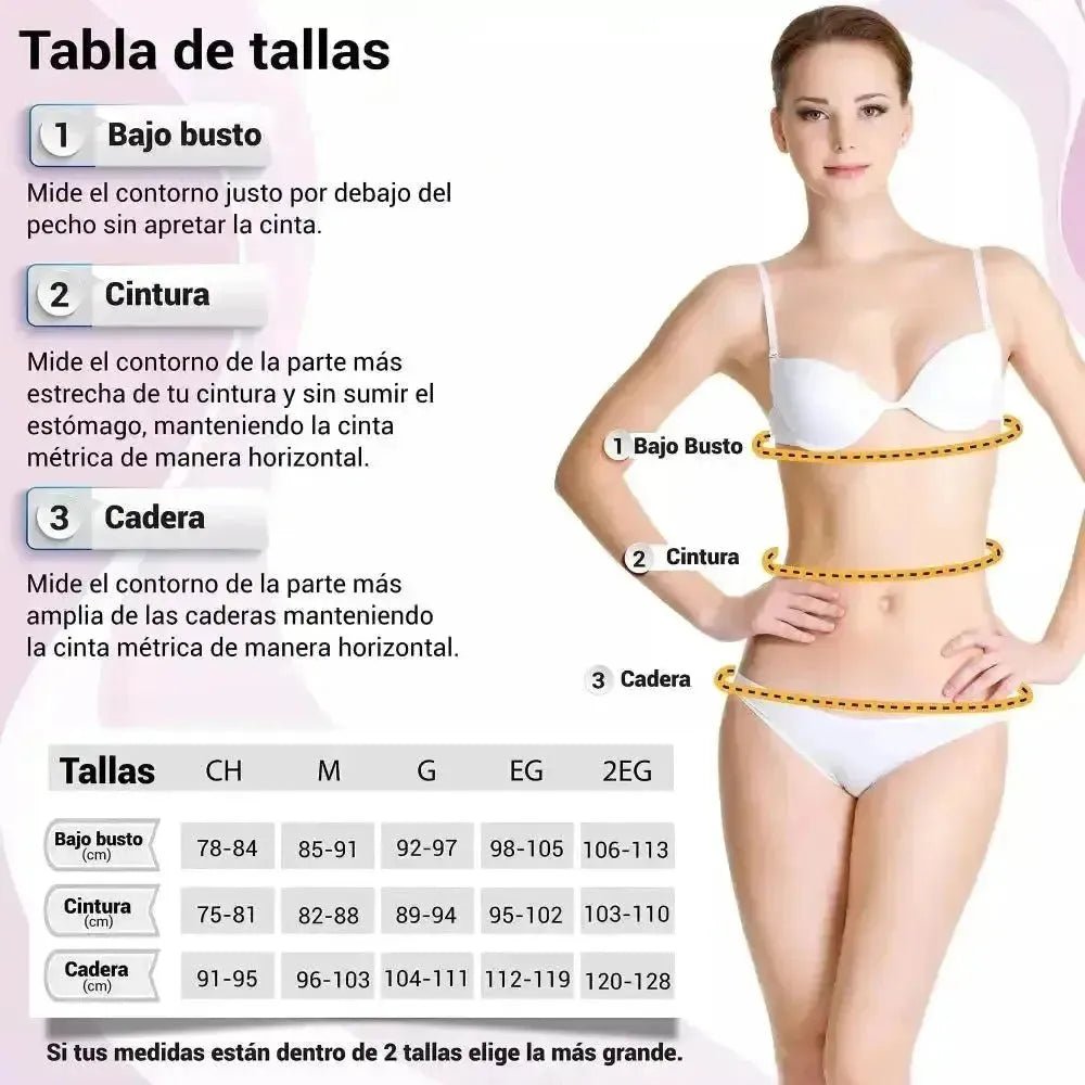 For Moms Faja Envolvente Alta Postparto Y PostCirugia Con Tela Multilineal Color Nude - Fajasymas