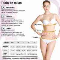 For Moms Faja Envolvente Alta Postparto Y PostCirugia Con Tela Multilineal Color Nude - Fajasymas