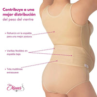 For Moms Faja Para Embarazo Tipo Chaleco Con Soporte Espalda - Fajasymas
