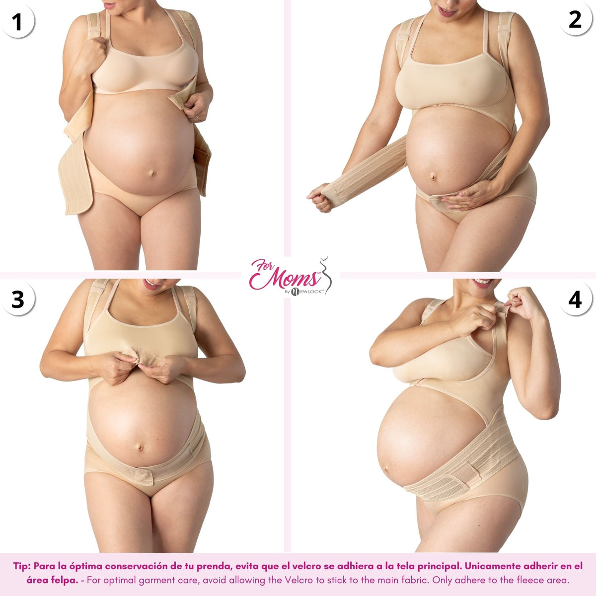 For Moms Faja Para Embarazo Tipo Chaleco Con Soporte Espalda - Fajasymas