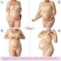 For Moms Faja Para Embarazo Tipo Chaleco Con Soporte Espalda - Fajasymas