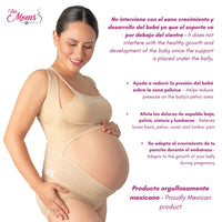 FOR MOMS - Faja Para Embarazo Tipo Chaleco Con Soporte Espalda. Modelo 599 - Fajasymas