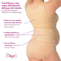 FOR MOMS - Faja Para Embarazo Tipo Chaleco Con Soporte Espalda. Modelo 599 - Fajasymas