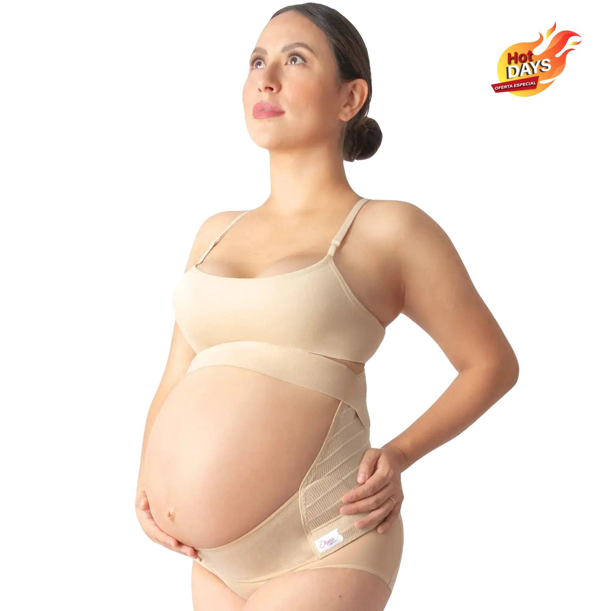For Moms Fajas Para Embarazadas Soporte Maternal Tela Multilinea Suave - Fajasymas