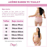 For Moms Fajas Para Embarazadas Soporte Maternal Tela Multilinea Suave - Fajasymas